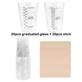 FAIS 10oz Disposable Measuring Cups With Stirring Sticks For Resin Mixing