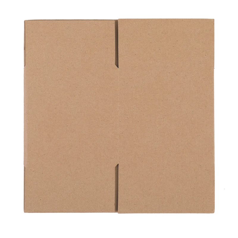 100 Yellow Corrugated Paper Boxes 4x4x4 Inches Stackable Storage