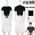 Touji Fushiguro Cosplay Costume Wig Uniform For Men Women