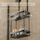 Bathroom Storage Rack Over Door Double Layer Shower Caddy Organizer