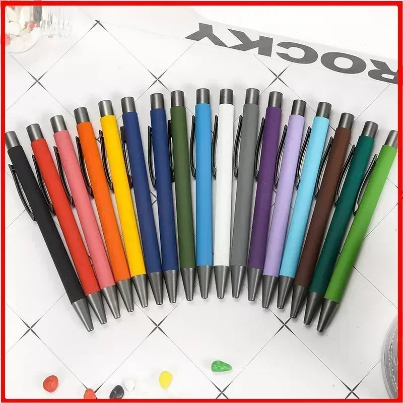 Custom Laser Engraved Ballpoint Pen Metal Personalized Text Set