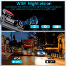 4K Car Dash Cam Front Mini WIFI DVR Night Vision GPS Optional Camera