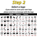 Custom Laser Engraved Ballpoint Pen Metal Personalized Text Set