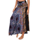 Boho Maxi Skirt Women Vintage Two Way Wear Beach Dress Skirt