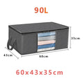 Large Capacity Clothes Storage Bag Foldable Organizer For Bedroom Closet
