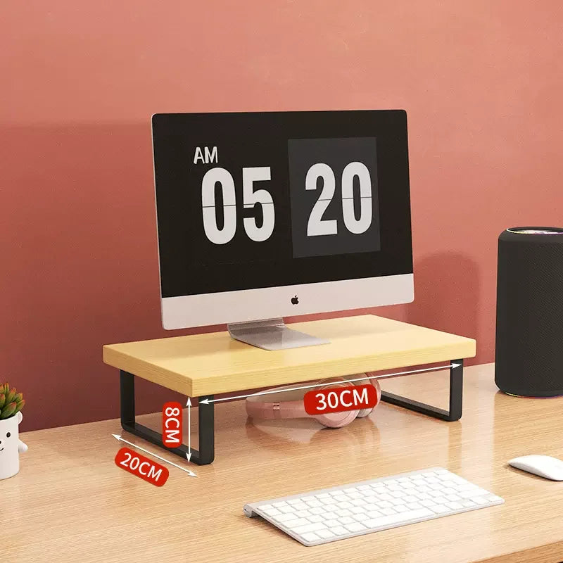 Monitor Raised Shelf Adjustable Laptop Stand Desktop Organizer Rack Holder