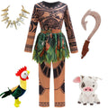 Maui Costume For Kids Boys Tattoo Pants Outfit