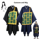 Geto Suguru Cosplay Costume Blue Black Kimono School Uniform Anime